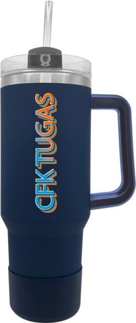 The College of the Florida Keys 40 oz. Tumbler with Straw