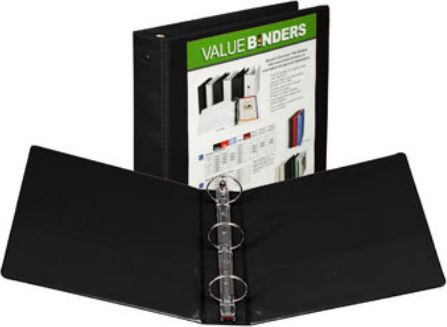 BINDER 2 CLEAR VIEW BLACK