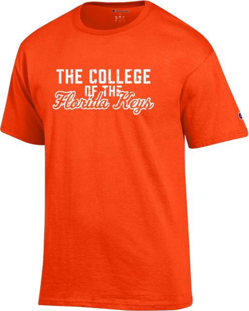 College of the Florida Keys Champion T Shirt The College of the Florida Keys Script - ONLINE ONLY