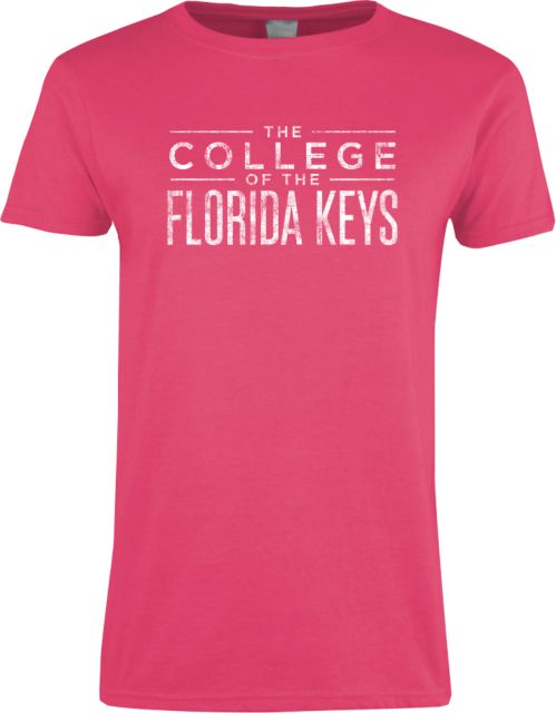 College of the Florida Keys Womens Short Sleeve Tee The College of the Florida Keys Distressed - ONLINE ONLY