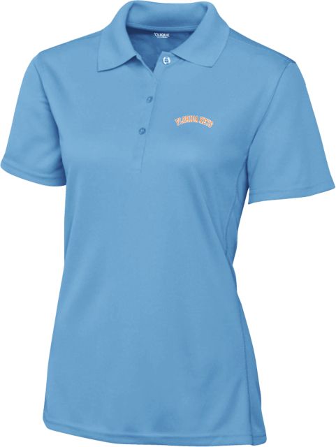 College of the Florida Keys Womens Clique Ice Pique Polo Florida Keys Arched - ONLINE ONLY