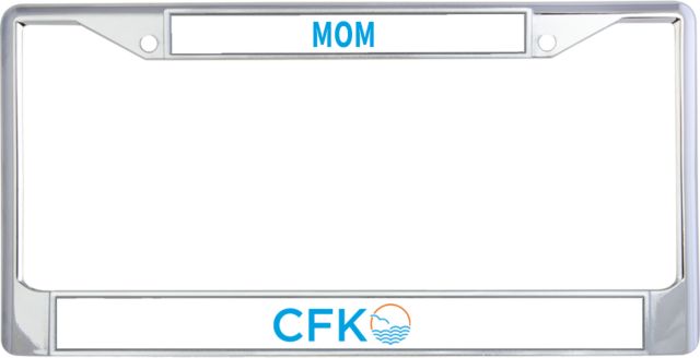 College of the Florida Keys Mom Metal License Plate Frame in The College of the Florida Keys Flat - ONLINE ONLY