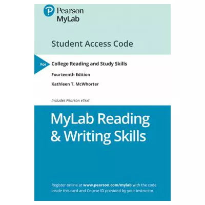 NEW MyLab Reading &amp; Writing Skills with Pearson eText Access Code for College Reading and Study Skills